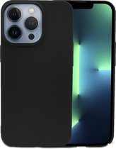 Shieldcase geschikt voor Apple iPhone 14 Pro ultra thin case - zwart - Dun hoesje - Ultra dunne case - Backcover hoesje - Shockproof dun hoesje iPhone