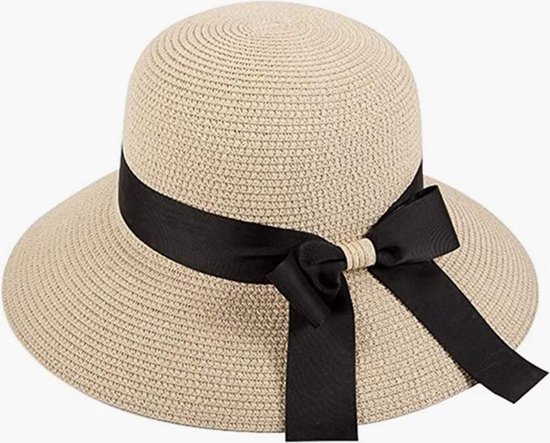 Chapeau de Paille Femme - Chapeau d'été Femme - Pliable - Taille Unique |  bol