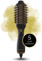 AGERMANN 4-in-1 Föhnborstel - Keramische Magic Brush - Lang/Kort/Stijl/Krullen - 1200W - Goud