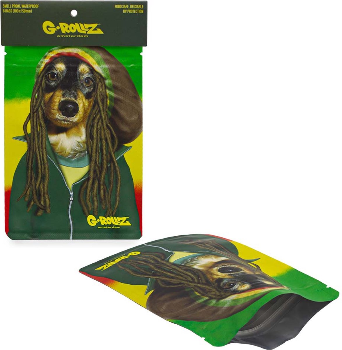 Pets Rock Jamaica Gripzakjes UV-bestendig 100x125mm cm 1 stuk