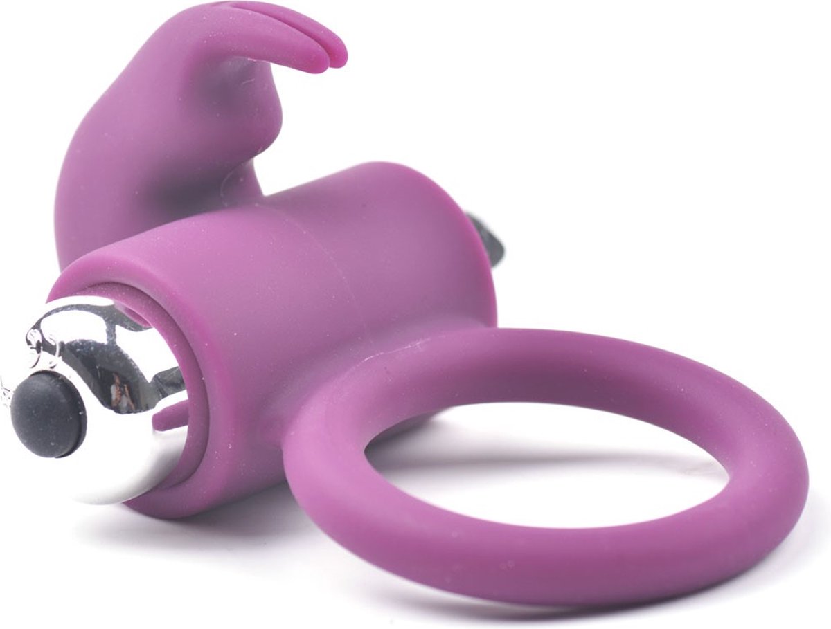 Silicone Rabbit Vibration Cock Ring Rood - Heerlijk gevoel tijdens penetratie - Stimulerend voor mannen en vrouwen - Spannend voor koppels - Sex speeltjes - Sex toys - Erotiek - Sexspelletjes voor man – Seksspeeltjes - Cockring vibrerend - Penisring