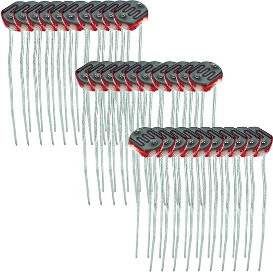 Foto: Azdelivery 3 x set van 10 lichtgevoelige diodes 150v 5mm ldr5528 gl5528 5528 compatibel met arduino inclusief e book 