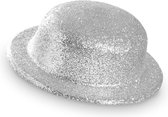 Widmann -Showmaster Glitter Bolhoed, Zilver - zilver - Carnavalskleding - Verkleedkleding