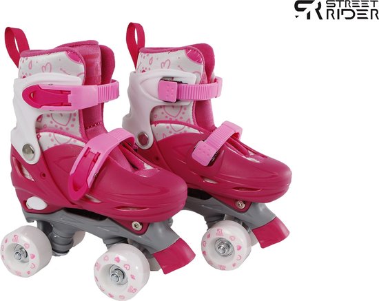 Patins à roulettes Street Rider Ajustable Filles Rose Taille 31/34