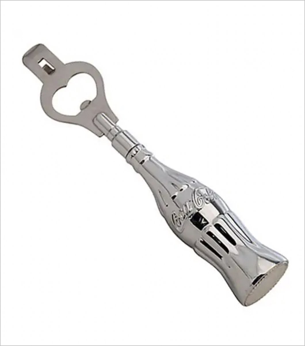 Coca-Cola Flessenopener Chroom