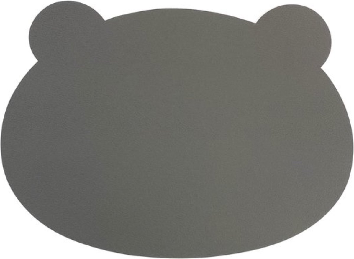 Babycure Bear Placemats | Blauw & Grijs | dubbelzijdig | Kunstleer | tafel onderlegger | tafelgerij voor kinderen | leuk kado om te geven!