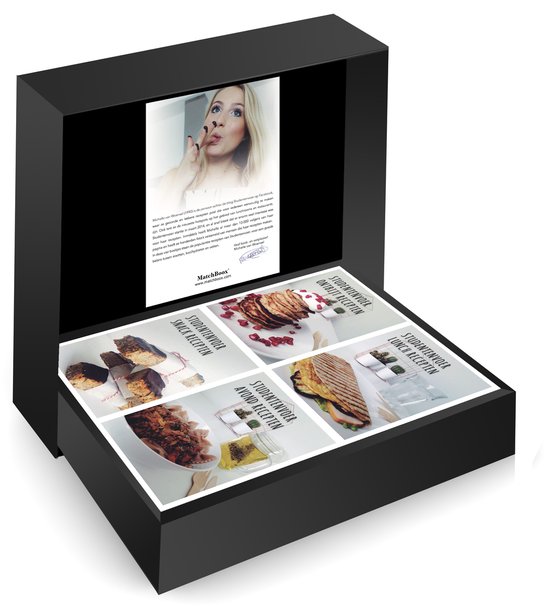 MatchBoox - Studentenvoer, FoodBox Serie - Unieke handgemaakte uitgave verpakt in een luxe geschenkdoos van MatchBoox - Kunstboeken