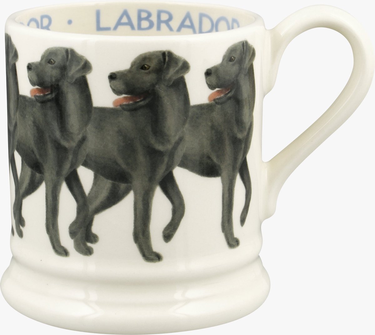 Emma Bridgewater Mug 1/2 Pint Dogs Labrador Black