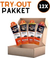 QWIN Energy Gel Try-out mixpakket (3x IsoPro Gel Lemon 3x IsoPro Gel Orange 3x Pepti Gel Orange-Pineapple 3x Pepti Gel Fruit Punch)