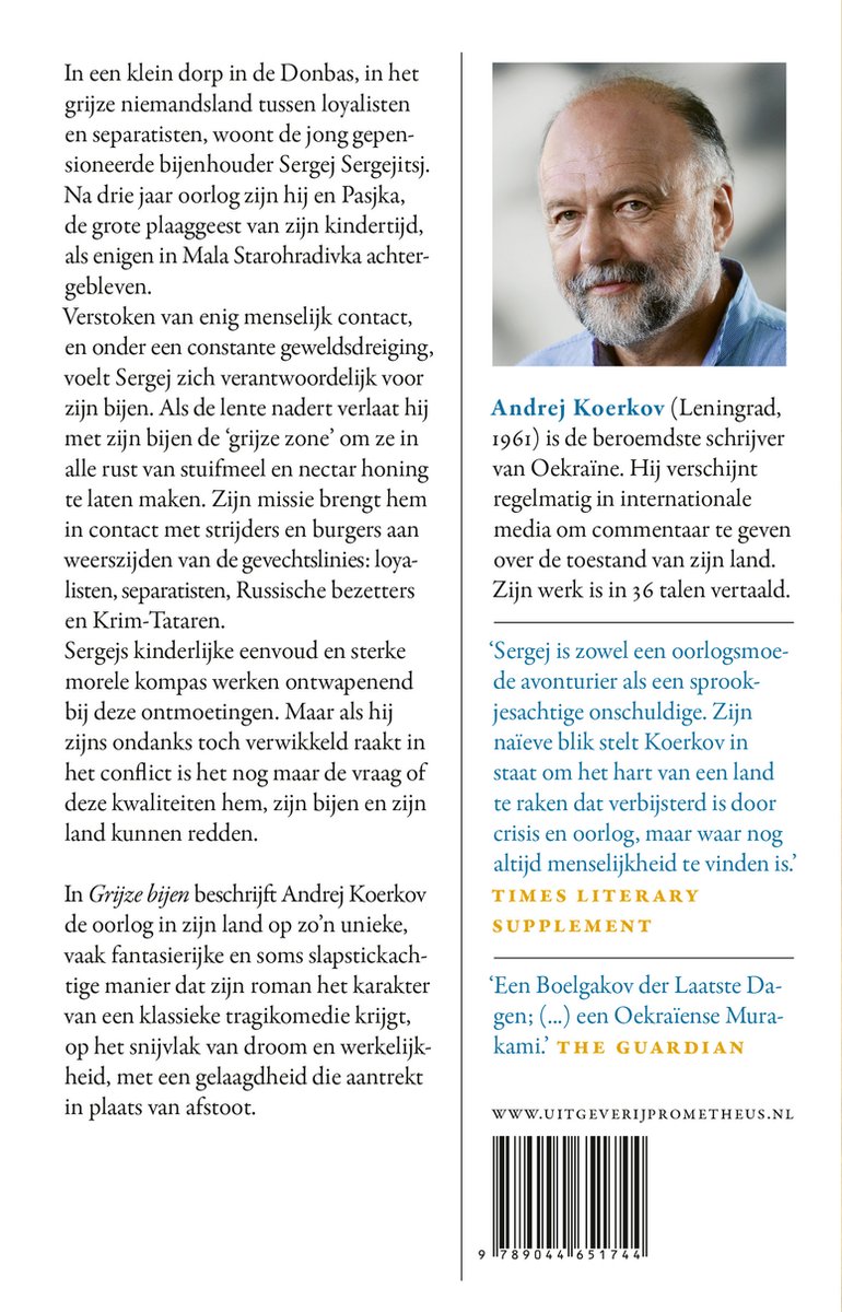 Grijze bijen - back cover