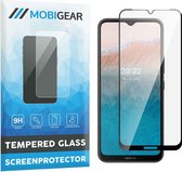 Mobigear Screenprotector geschikt voor Nokia C21 Plus Glazen | Mobigear Premium Screenprotector - Case Friendly - Zwart