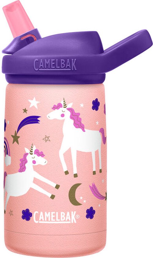 Camelbak Eddy+ Unicorns 350ML Purple Insulated Kids Bottle