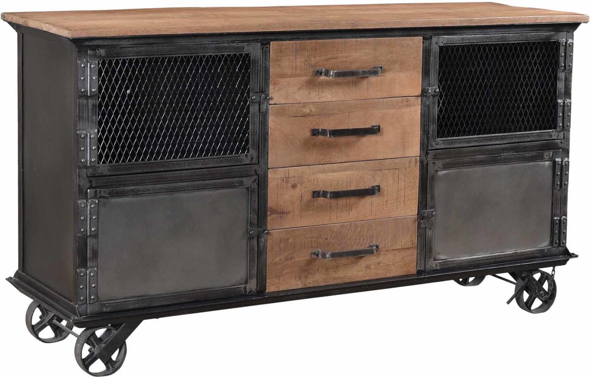 Industriële dressoir kast Bryce