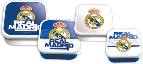 Boîte à Repas Real Madrid Avec Couverts Intégrés – Idéale Pour Enfants Et Pique-Nique