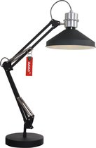 Anne Lighting Zappa - Tafellamp Industrieel  -  - H:80cm - Ø:18cm - E27 - Voor Binnen - Metaal - Tafellampen - Bureaulamp - Bureaulampen - Slaapkamer - Woonkamer - Eetkamer