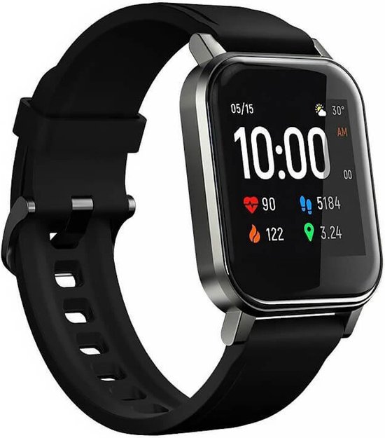 Xiaomi Haylou LS02 Smartwatch - Sporthorloge - Hartslagmeter - Bluetooth 5.0 - 2.5D Tempered Glass - IP68 Stof en waterdicht - 320 PPI - Haylou APP - haylou