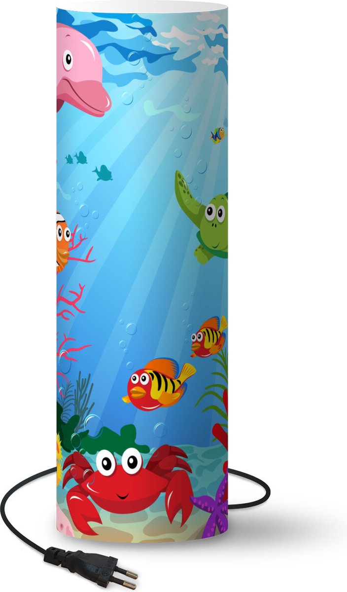 Lamptiger Tafellamp - Kinderen - Ø 19 Cm - E14 - Multicolor