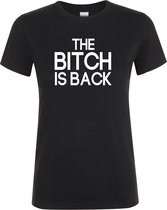 Klere-Zooi - The Bitch Is Back - Zwart Dames T-Shirt - 3XL