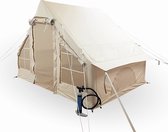 Opblaasbare Vier Persoons Tent - Beige - 300x200x210 cm