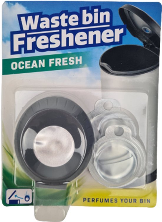 Poubelle désodorisant Ocean fresh - Grijs - Plastique - 3 x 4 ml