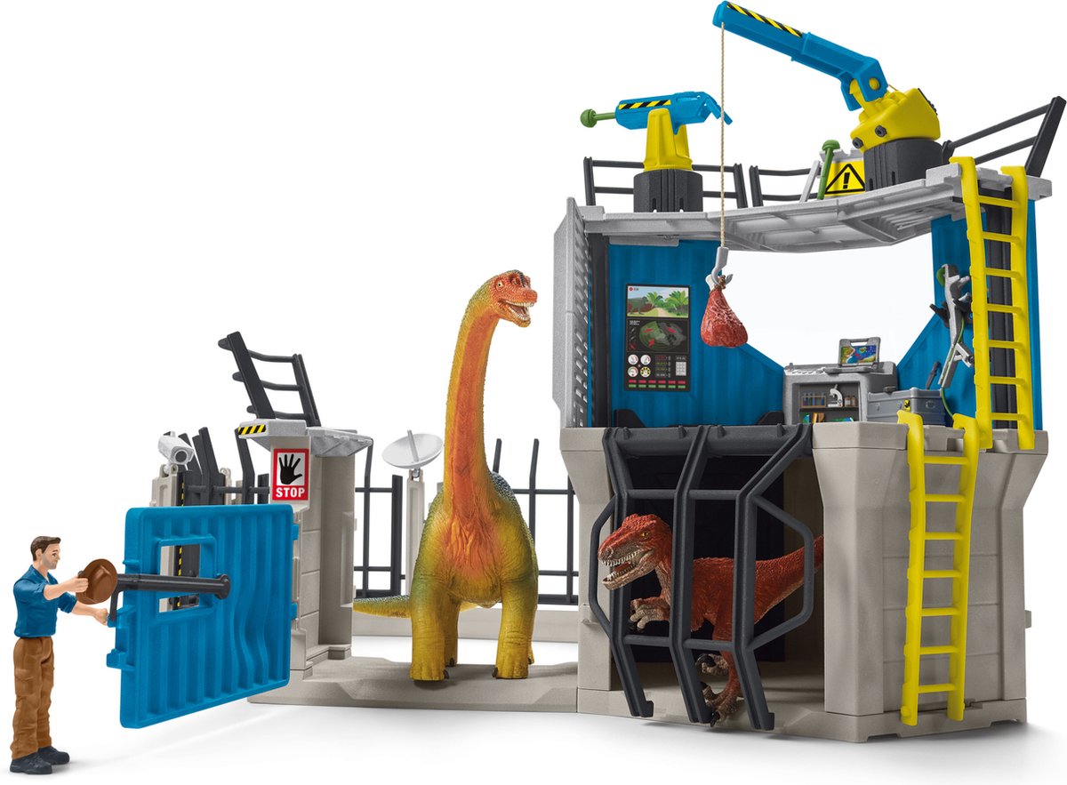Schleich Dinosaurus Groot Dino-onderzoekstation - Speelfigurenset - 41462 — afbeelding 6