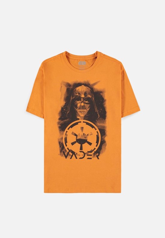 Star Wars - Obi-Wan Kenobi - Vader Heren T-shirt - S - Oranje