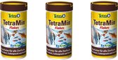 Tetramin - Bio Active - Vissenvoer - Vlokken - 250 ml - 3 stuks - Voordeelverpakking