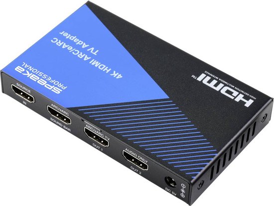 SpeaKa Professional AV Converter SP-HDA-500 [HDMI - HDMI] 3840 x 2160 Pixel van SpeaKa Professional — afbeelding 2