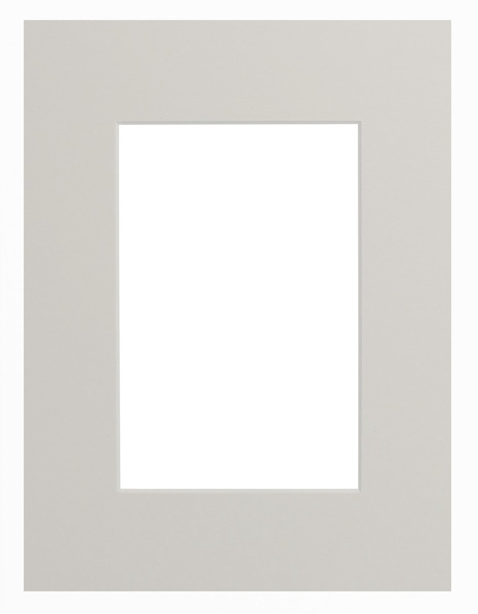 Passe-partouts 224 Wit 50x70cm met 39x49cm uitsnede (5 stuks)
