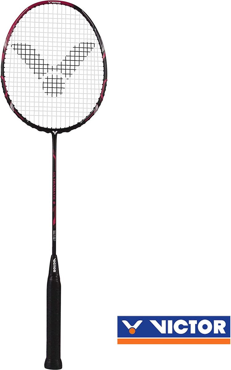 VICTOR Ultramate 8 badmintonracket - allround - zwart/licht paars