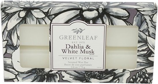 Greenleaf Wax Bar Dahlia & White Musk
