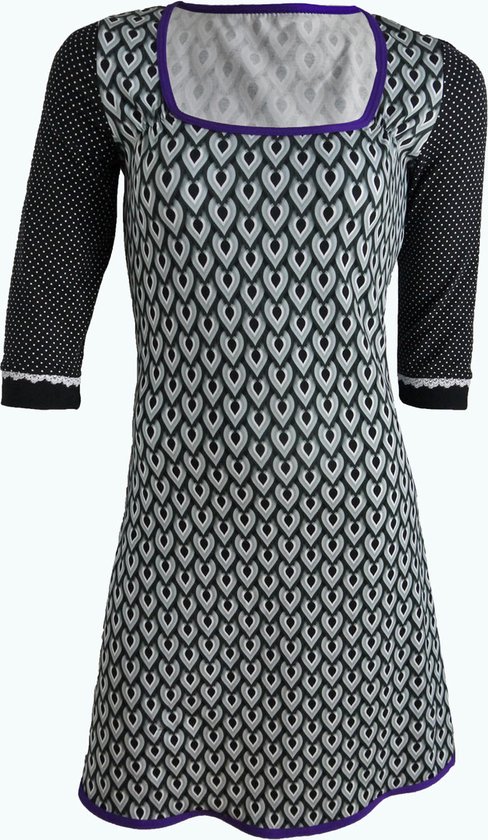 Jurk voor vrouwen - jurk dames - Happy Tears - retro jurk - nieuw merk  Elizz - maat L... | bol