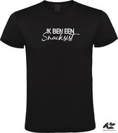 Klere-Zooi - Ik Ben Een Snacksist - Zwart Heren T-Shirt - 3XL