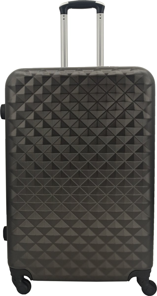 SB Travelbags 'Expandable' bagage koffer 75cm- Donker Grijs