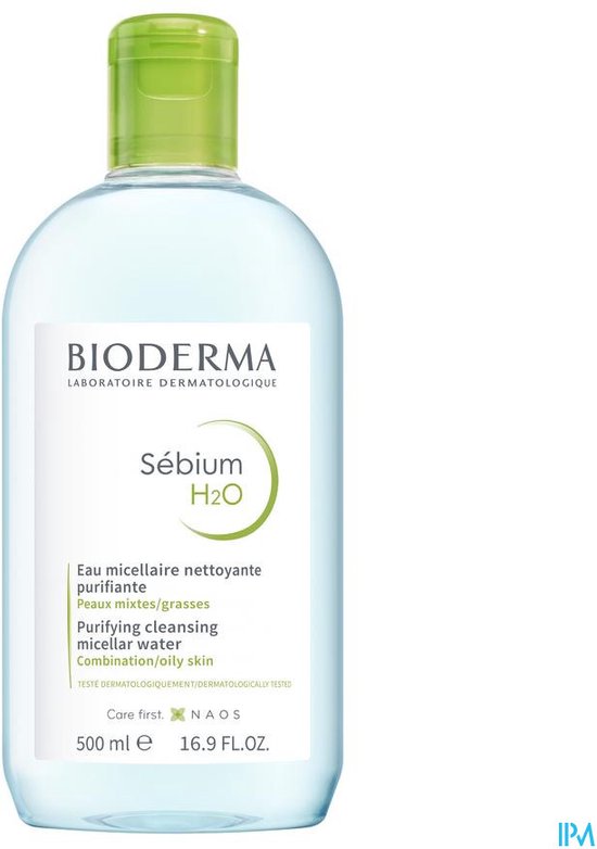 Bioderma Sébium H2O Purifying Cleansing Lotion Combination & Oily Skin - 500 ml - Bioderma