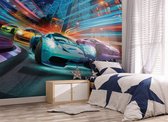 Papier peint pour enfants - Supercar Racers - Car Wallpaper - Poster Wallpaper - Kids Wallpaper - XXL (305 x 244 cm) - 6 Panneaux