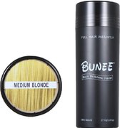Bunee Hair Fiber - Haarpoeder - Haarverdikker - 3 g Sample Size - Medium blonde