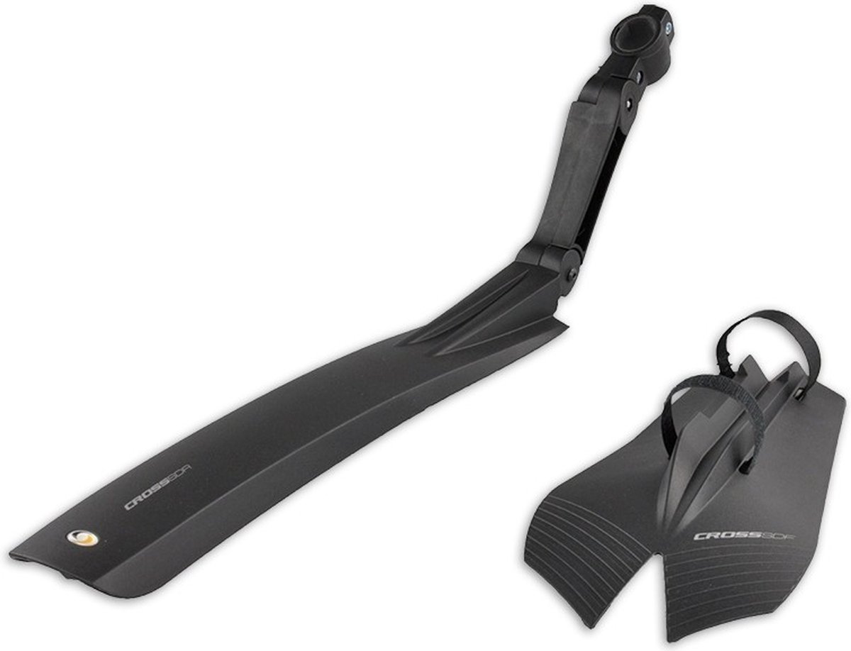 MTB / Road / allroad MUDguard - Spatborden set - eenvoudig (de)montage - toolfree installatie - voor en achter spatbord - ideaal voor mountainbike en racefiets - 26 tot 29 inch - Zwart