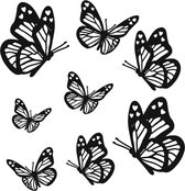 Raamsticker Vlinders - Butterfly - Decoratief - Muurdecoratie -