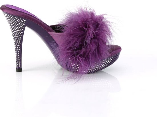 Fabulicious Sandales à Talons -36 Chaussures- ELEGANT-401F US 6 Violet