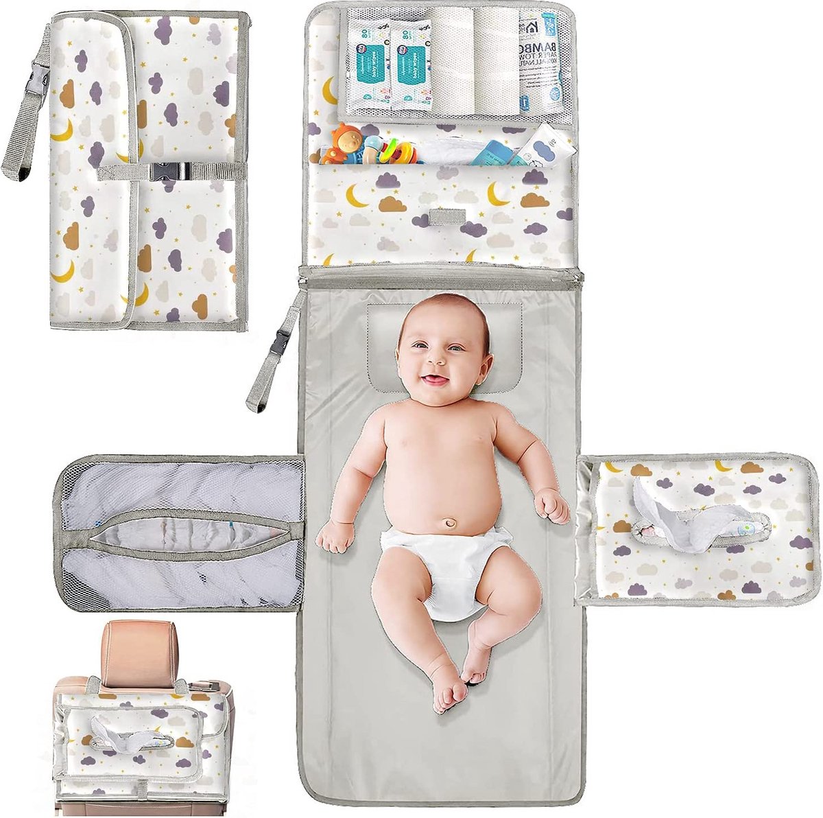 Couche-culotte pour bébé, portable, imperméable, pliable, idéale comme  cadeau pour les
