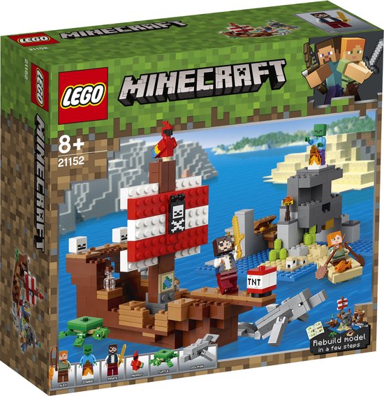 LEGO Minecraft Avontuur op het piratenschip 21152