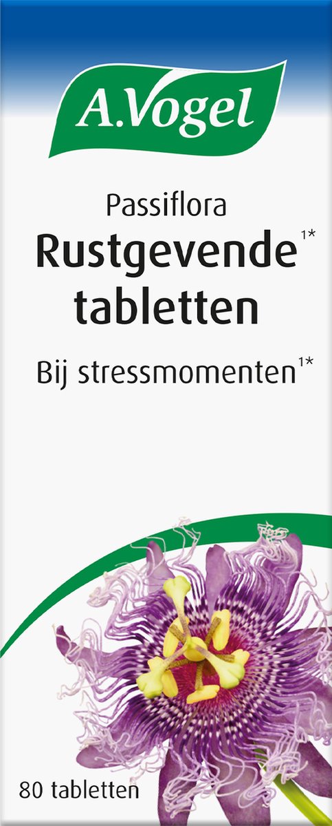 Goedkoopste A.Vogel Passiflora Rustgevende tabletten - Bij stressmomenten - 80st