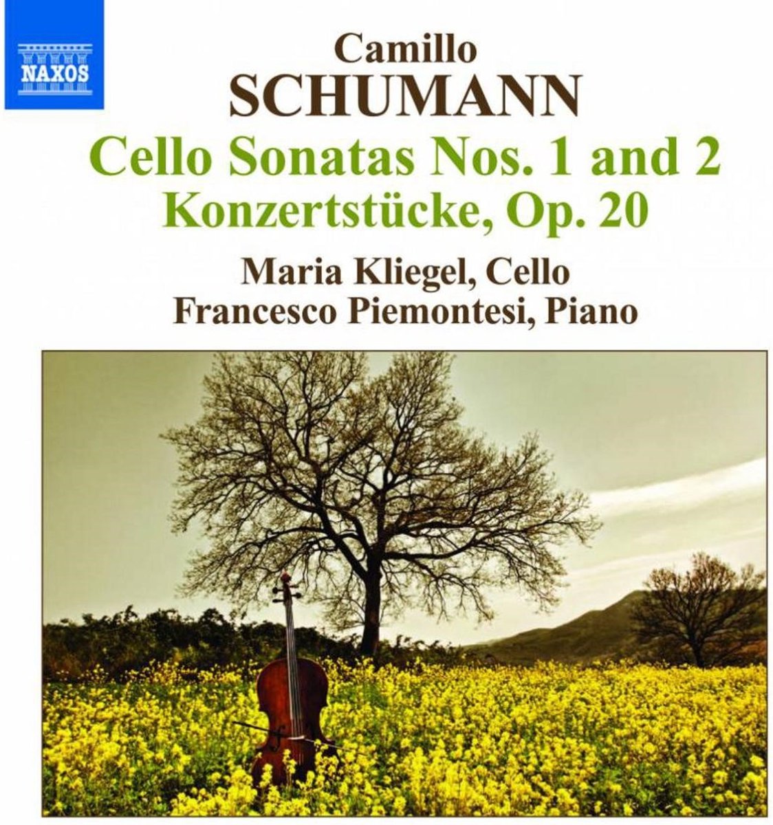 Maria Kliegel & Francesco Piemontesi - Camillo Schumann: Cello Sonatas Nos. 1 & 2 (CD)