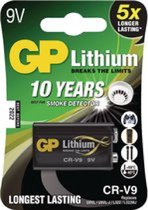 GP Lithium 9V batterijen - 1 stuk