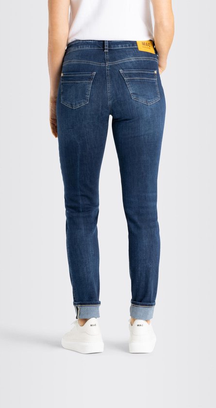 Rich Slim 0389L 5766 90 D962 Damesjeans, 5-pocket-vorm, katoen polyester, Trousers Mac Ladie, 38W / 30L