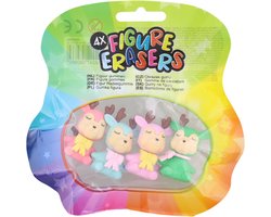 foto van Figuurgummen - 4x Figure Erasers - LEEUWEN