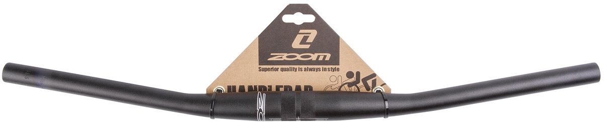 Zoom Mtb Alloy 0 Mm Stuur Zwart 31.8 mm / 620 mm
