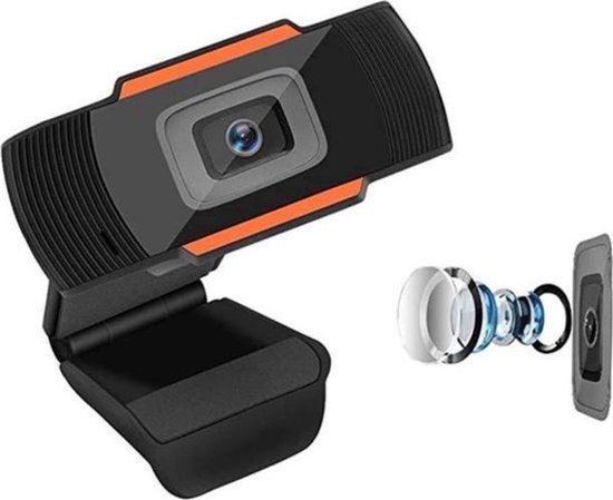 Webcam pour PC Caméra Web Cam Couvercle de la caméra Ordinateur portable  USB Webcam -... | bol