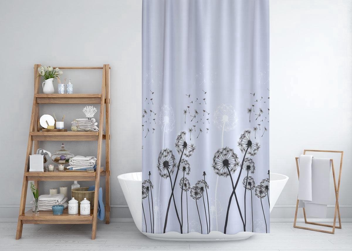 Zethome 2200 - Extra Breed Douchegordijn 240x200 cm - Badkamer Gordijn - Waterdicht - Sneldrogend - Anti Schimmel -Wasbaar - Duurzaam